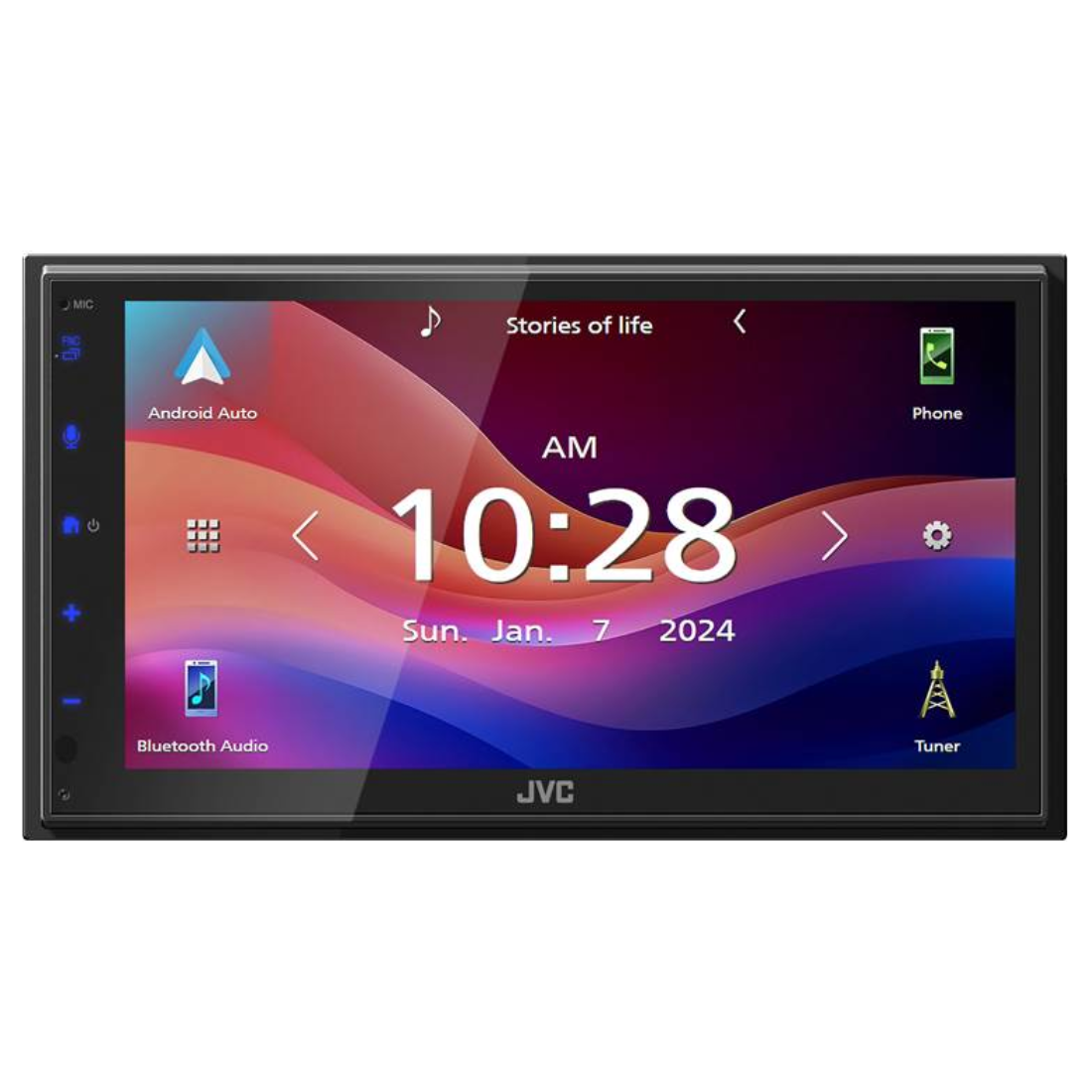 JVC KW-M695BW 6.8" Digital Multimedia Receiver with Apple CarPlay & Android Auto