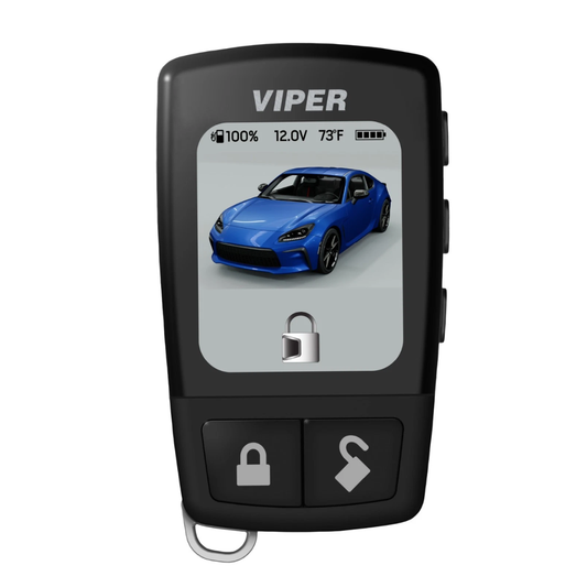 Viper 7957V 2-Way Color LCD 5-Button Replacement Remote Transmitter