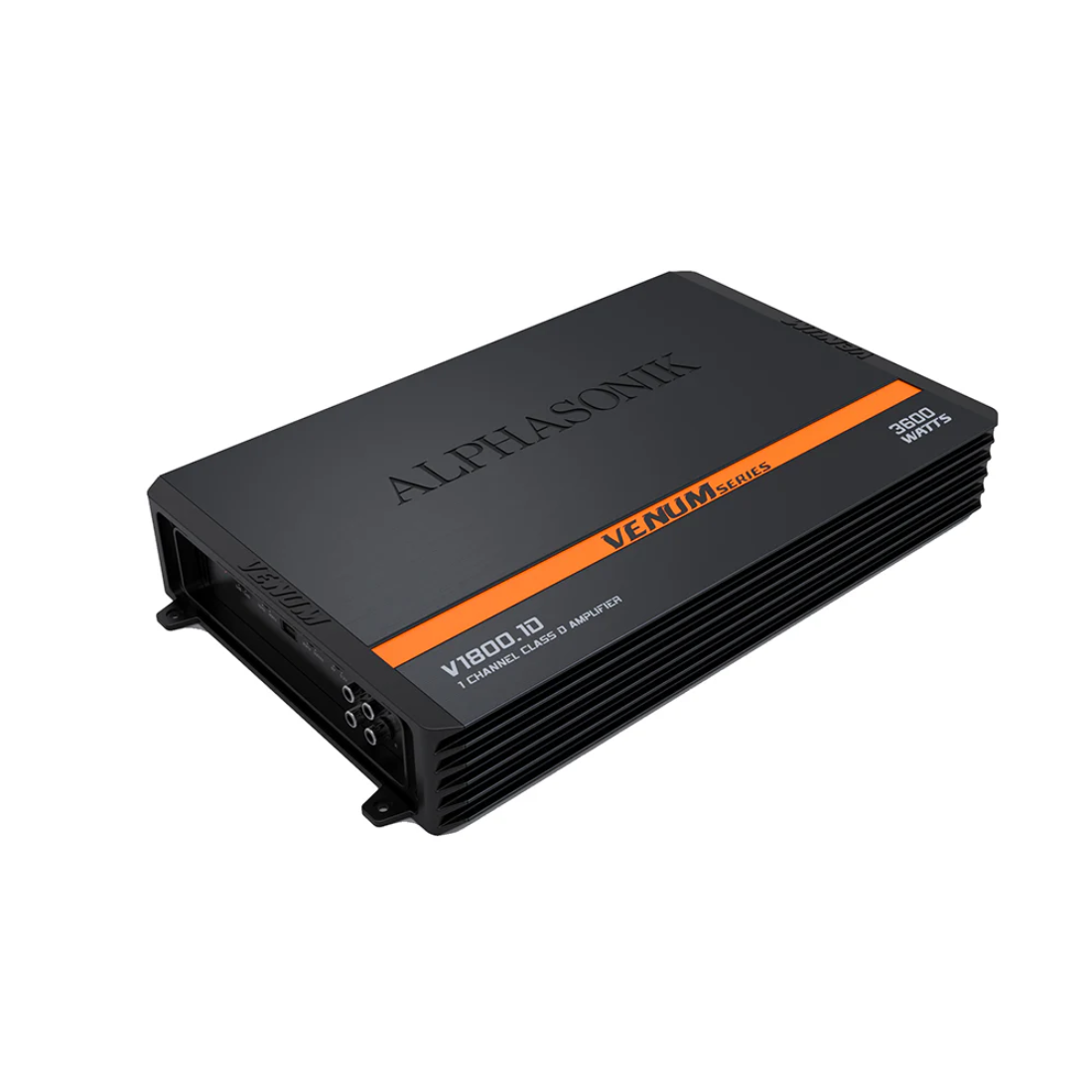 Alphasonik V1800.1D 1-CH Monoblock 3600W Class-D Amplifier w/ Remote Bass Knob