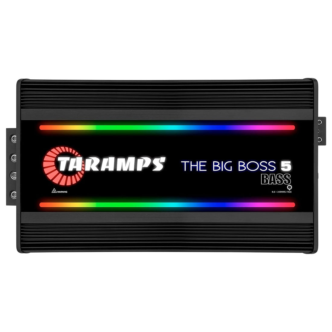 Taramps THE BIG BOSS 5 BASS Monoblock 5000W RMS 0.5 to 2 Ohms Amplifier (Black)