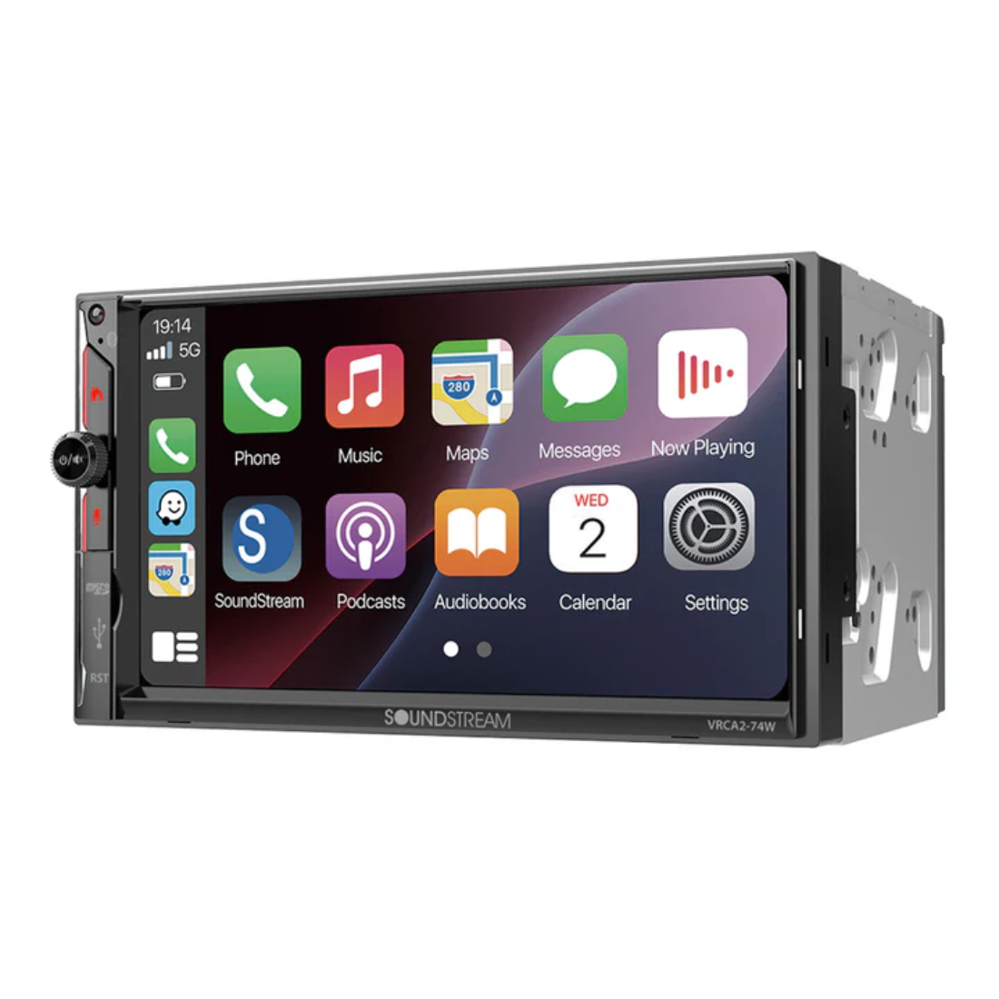 Soundstream VRCA2-74W 7" Digital Media Receiver w/ Apple CarPlay & Android Auto