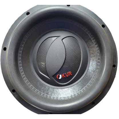OKUR OSW12D4 12" 2500W Max Dual 4-Ohm Voice Coil DVC Car Audio Subwoofer