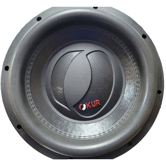 OKUR OSW12D4 12" 2500W Max Dual 4-Ohm Voice Coil DVC Car Audio Subwoofer