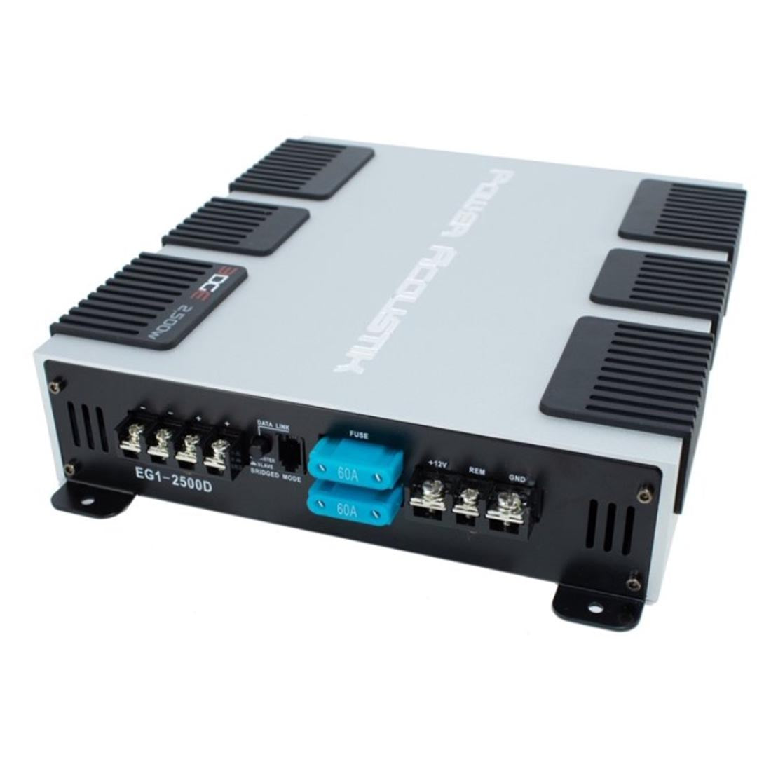 Power Acoustik EG1-2500D 2500 Watts Max 1 Ohm Monoblock Class D Car Audio Amplifier