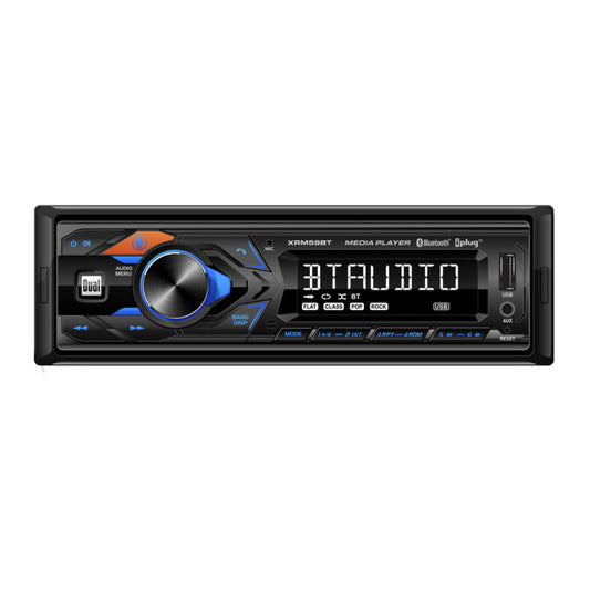 Dual XRM59BT 200 W Max Single DIN In-Dash Bluetooth Digital Media Receiver