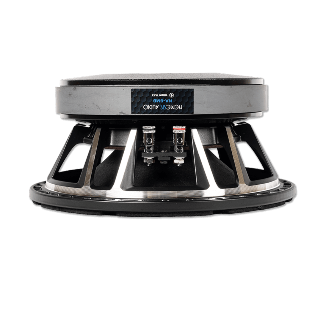 Nemesis Audio NA-8MB 8" 700W Peak 8-Ohm Car Mid-Bass Speaker Driver (Single)