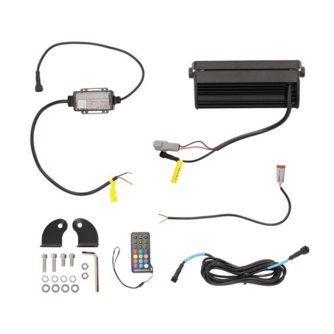 Heise HE-CHASE-B8 8" Single-Row Addressable Chasing LED Lightbar w/ Controller