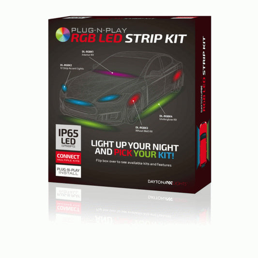 Metra DL-RGBK1 4 Pieces 12" RGB LED Interior Kit - 2 Remote Types