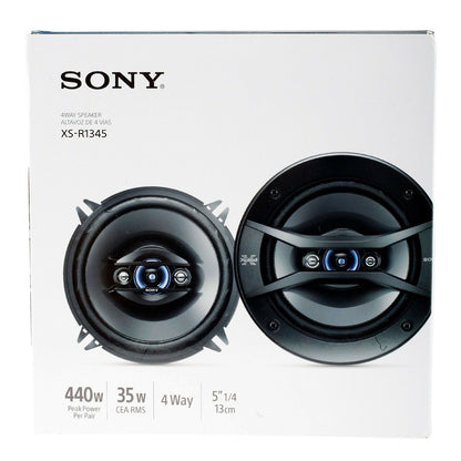 Sony XS-R1345 5-1/4" 4-Way 440 Watts 5.25" Car Audio Stereo Speakers