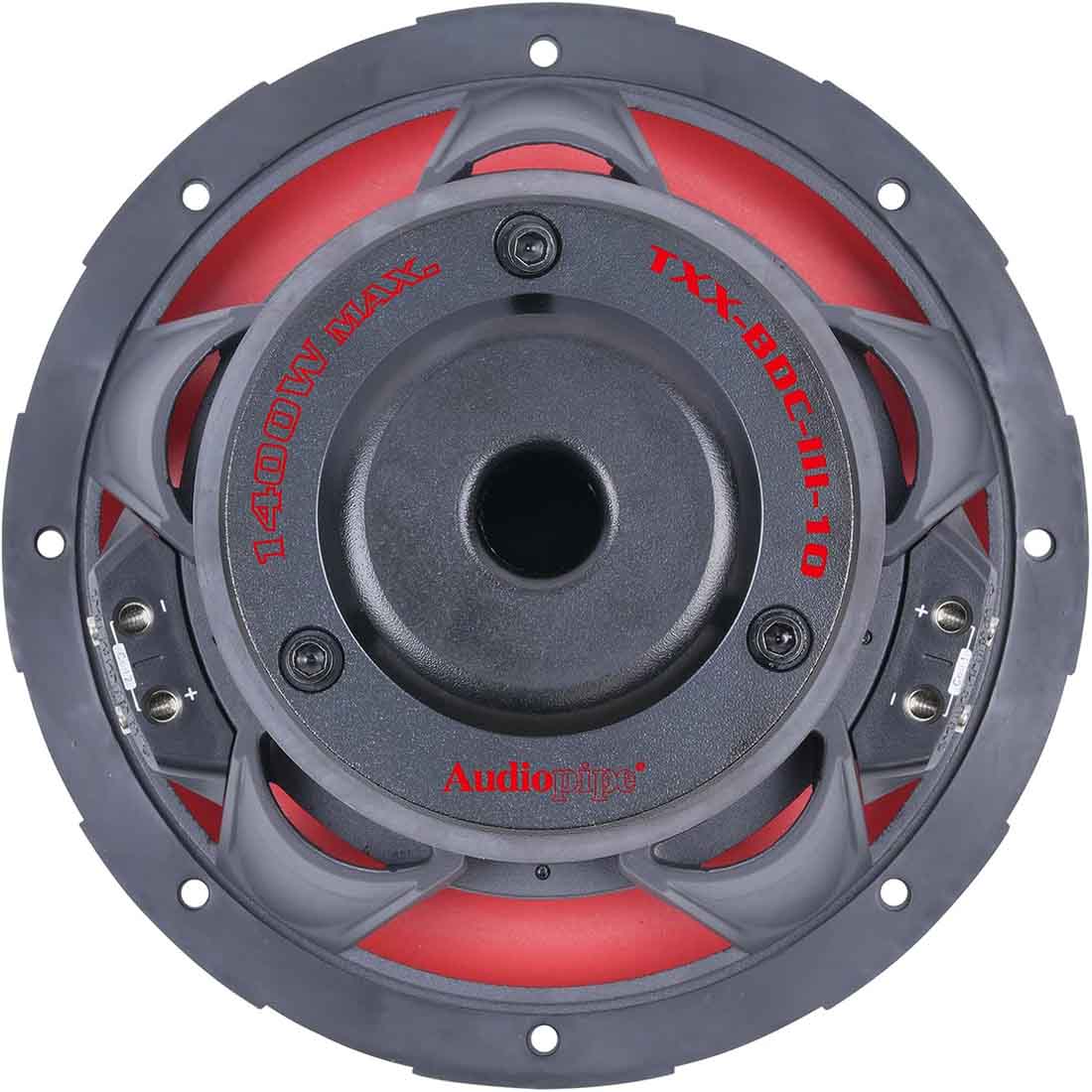 Audiopipe TXX-BDC-III-10 10" 1400W Peak Dual 4-Ohm DVC Triple Stack Subwoofer