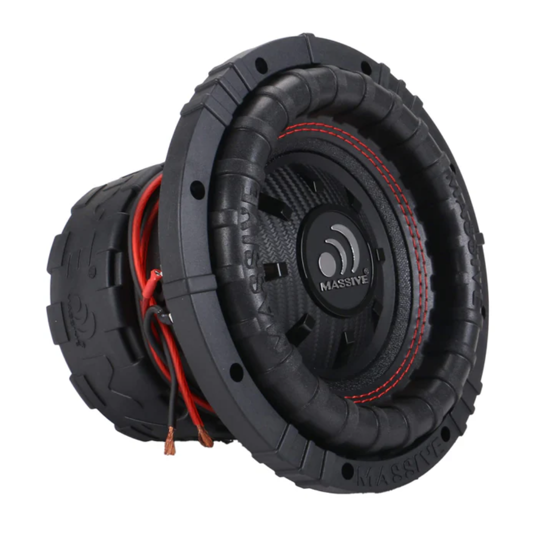 Massive Audio GTR82 8" 1000W Peak Dual 2-Ohm Voice Coil Car Subwoofer w/ Grill