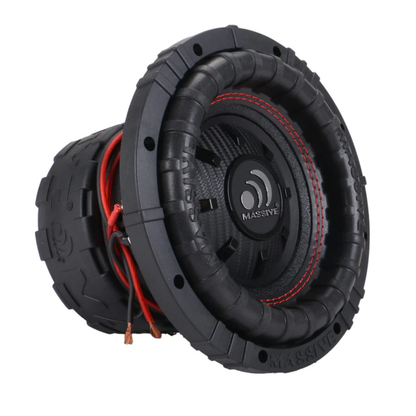 Massive Audio GTR82 8" 1000W Peak Dual 2-Ohm Voice Coil Car Subwoofer w/ Grill