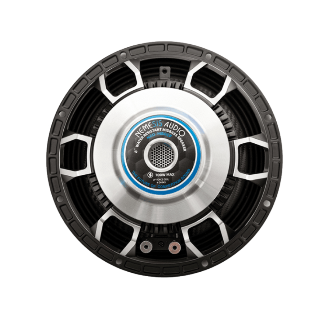 Nemesis Audio NEO-MB8CF 8" 700W Peak 4-Ohm Marine Neodymium Midbass Speaker