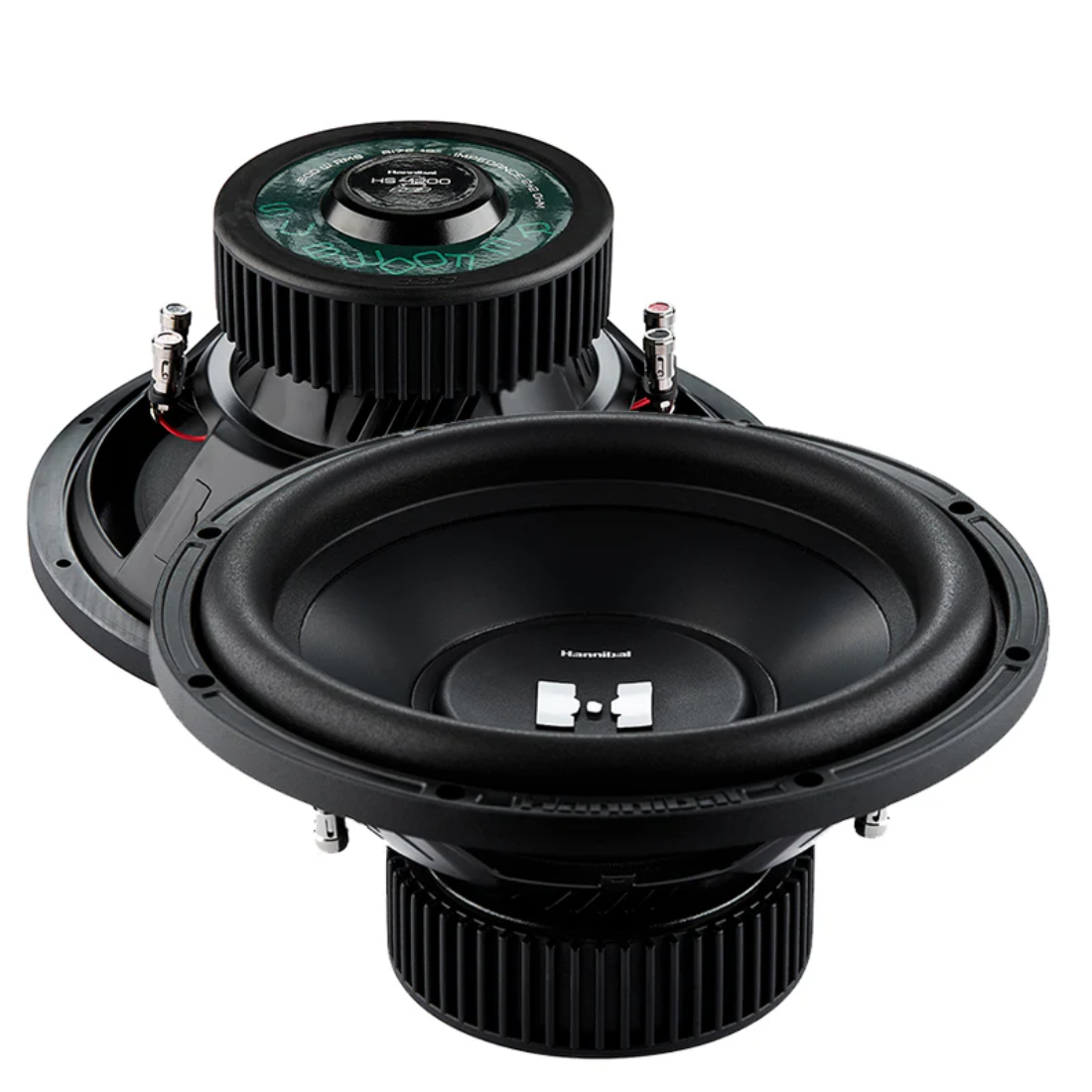 Deaf Bonce HS-1200 D4 Hannibal 12" 1200W Max Dual 4-Ohm Voice Coil Car Subwoofer