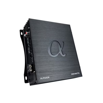 Alphasonik ALPHA2K 1-CH Monoblock 2000W Class-D Full Range Car Audio Amplifier