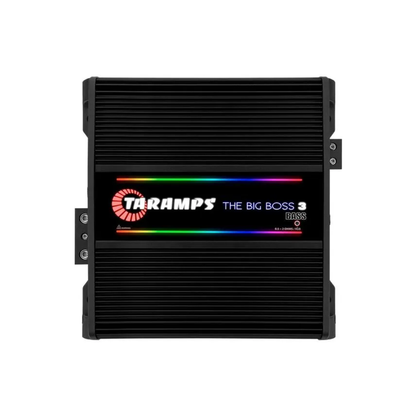 Taramps THE BIG BOSS 3 BASS Monoblock 3000W RMS 0.5 to 2 Ohms Amplifier (Black)