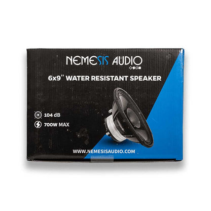 Nemesis Audio NEO-69WPF 6" x 9" 700W Water Resistant Neodymium Midrange Speaker