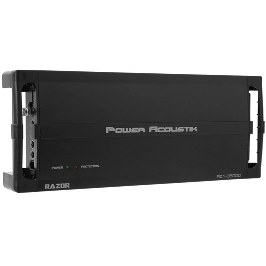 Power Acoustik RZ1-3500D 3500 Watts Max 1 Ohm MOSFET Mono-Channel Car Stereo Amplifier