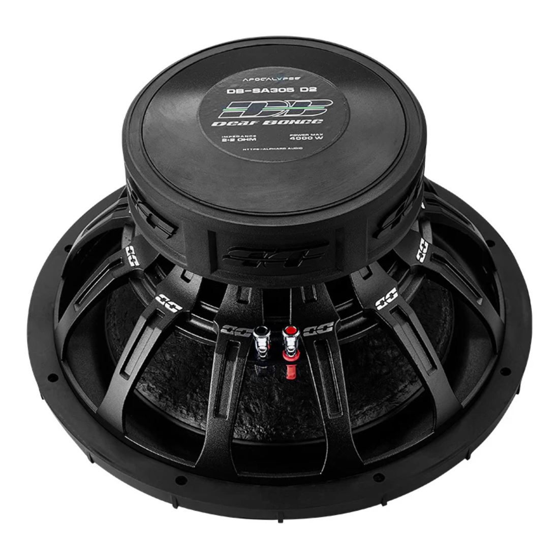 Deaf Bonce Apocalypse DB-SA305 D2 15" 4000W Max Dual 2-Ohm Voice Coil Subwoofer