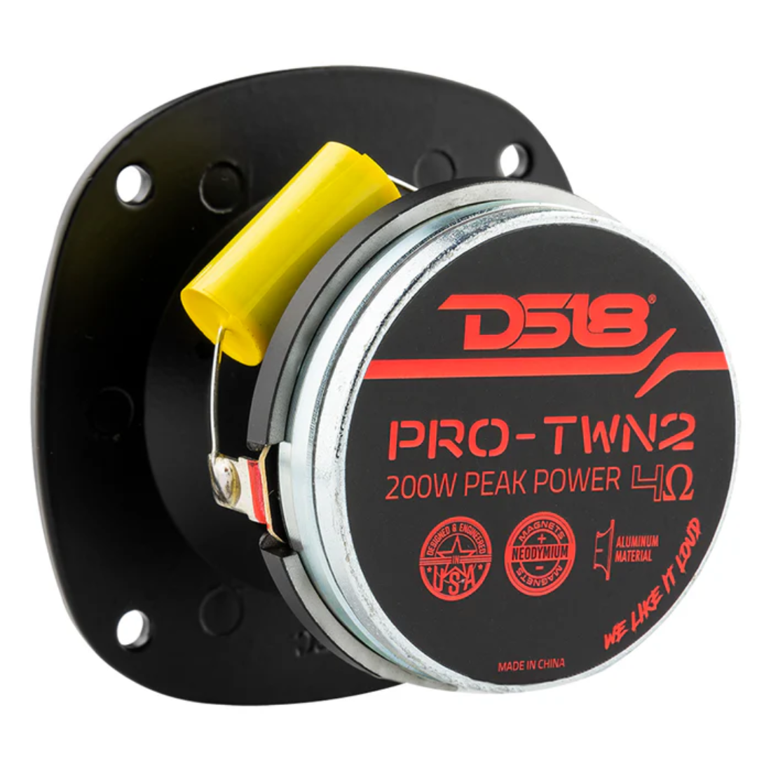 DS18 PRO-TWN2 3" 200W Peak 4Ohm High Compression Neodymium Hybrid Driver/Tweeter