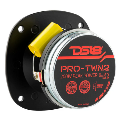 DS18 PRO-TWN2 3" 200W Peak 4Ohm High Compression Neodymium Hybrid Driver/Tweeter
