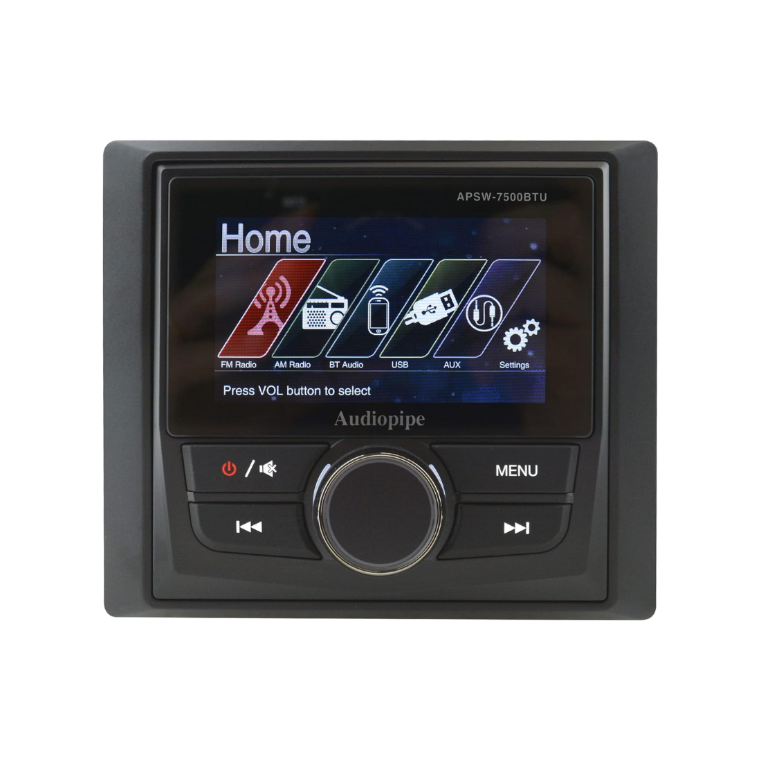 Audiopipe APSW-7500BTU 3 TFT LCD HD Multimedia Marine Head Unit Stereo Unit