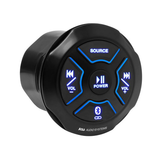 Boss Audio MGR250B Bluetooth Marine Gauge Digital Receiver w/ Built-in Amplifier
