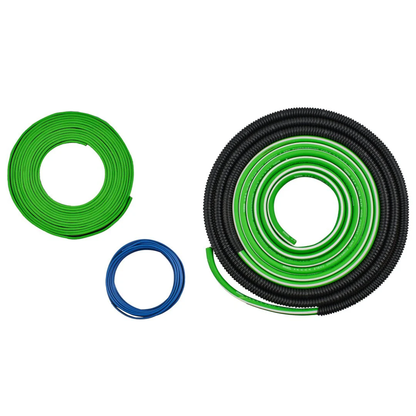 DS18 AKIT4.GR 4-GA CCA Amplifier Installation Wiring Kit Up to 1680W RMS (Green)