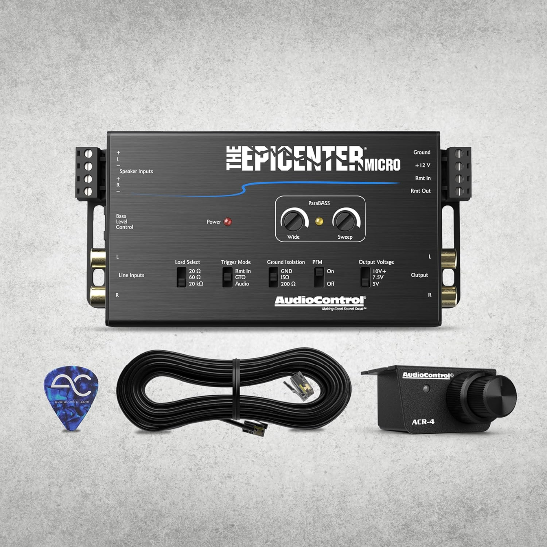 AudioControl EPICENTER Micro Bass Restoration Processor & Line Output Converter