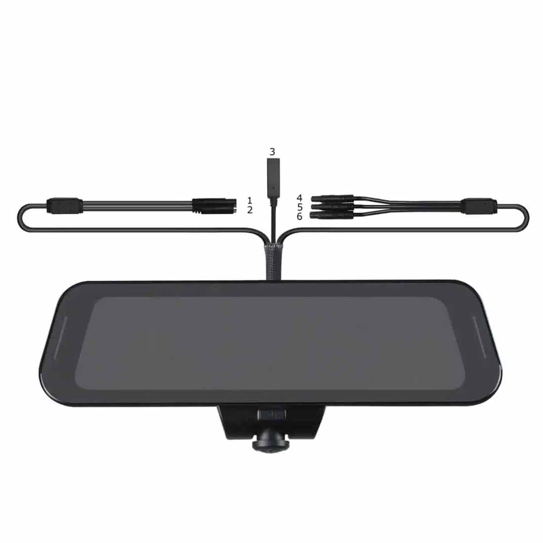Rydeen 360 VIEW-SPL 360° Frameless Rearview Mirror w/ 4K Dash & Back-Up Cameras