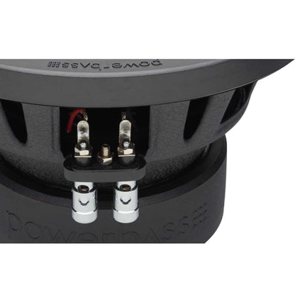PowerBass PBX1-8D2 8" 600W Max Dual 2-Ohm Voice Coil DVC Car Audio Subwoofer