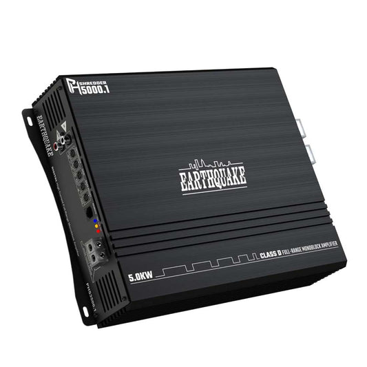 Earthquake Sound PHS5000.1 Monoblock 5500W RMS Class-D 1-Ohm Stable Amplifier