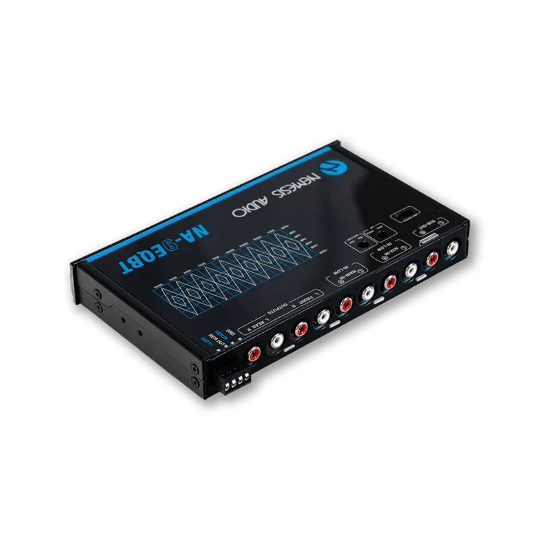 Nemesis Audio NA-9EQBT 9-Band Bluetooth Car Stereo Equalizer w/ 6V RMS Output