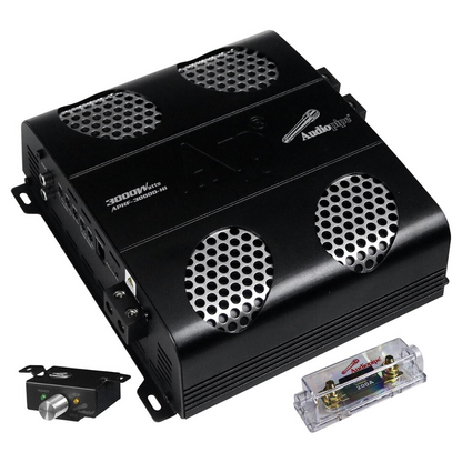 Audiopipe APHF-3000D-H1 3000W Monoblock Class-D Full Range Car Audio Amplifier