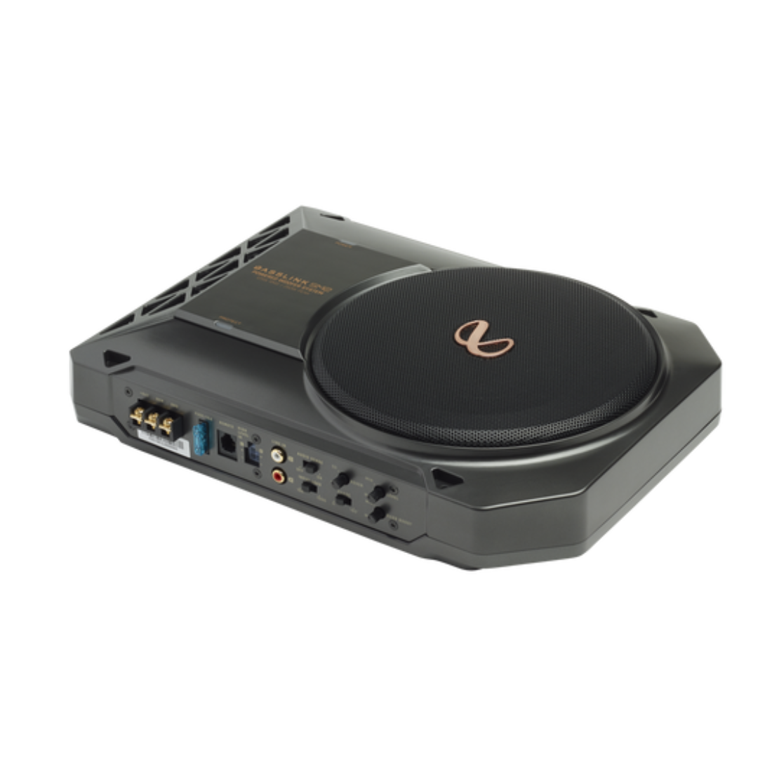 Infinity BASSLINK SM2 8" Shallow-Profile Powered Underseat Subwoofer w/ 125W Amp