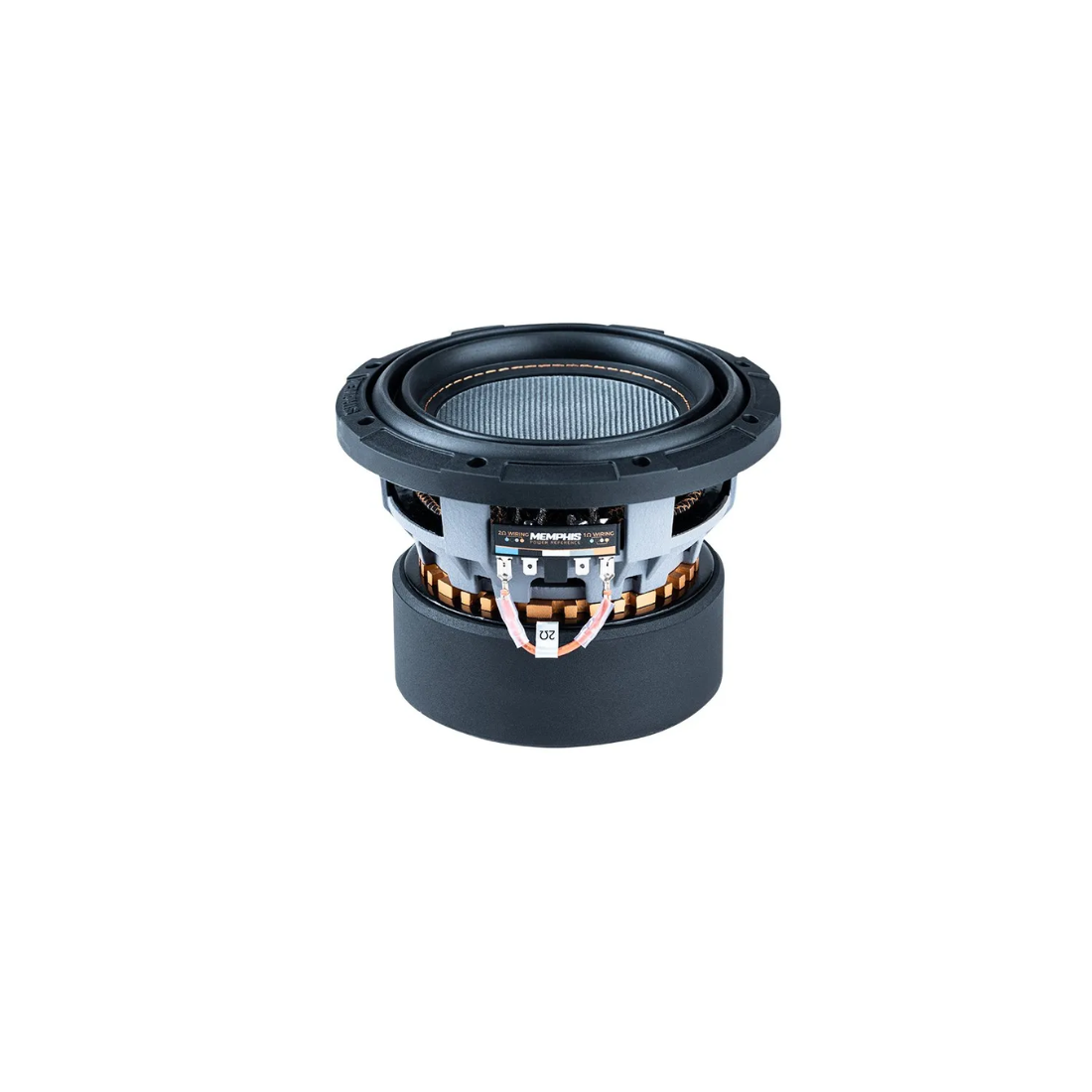 Memphis Audio MJM612 MOJO Mini 6.5" 1400W Peak Selectable 1 or 2-Ohm Subwoofer