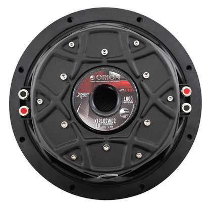 Orion XTR10SWD2 10" 1600W Peak Dual 2-Ohm Voice Coil DVC Shallow Mount Subwoofer