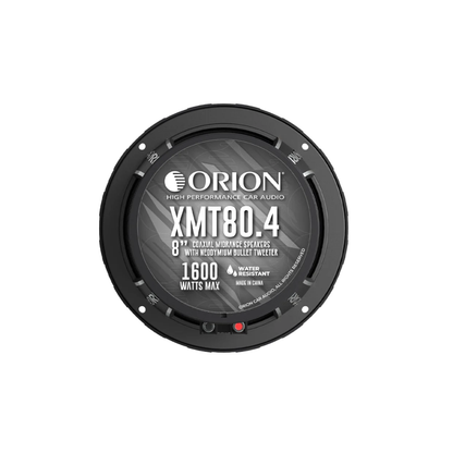 Orion XMT80.4 8" 1600W Max 4-Ohm Water-Resistant Midrange Speakers (Pair)