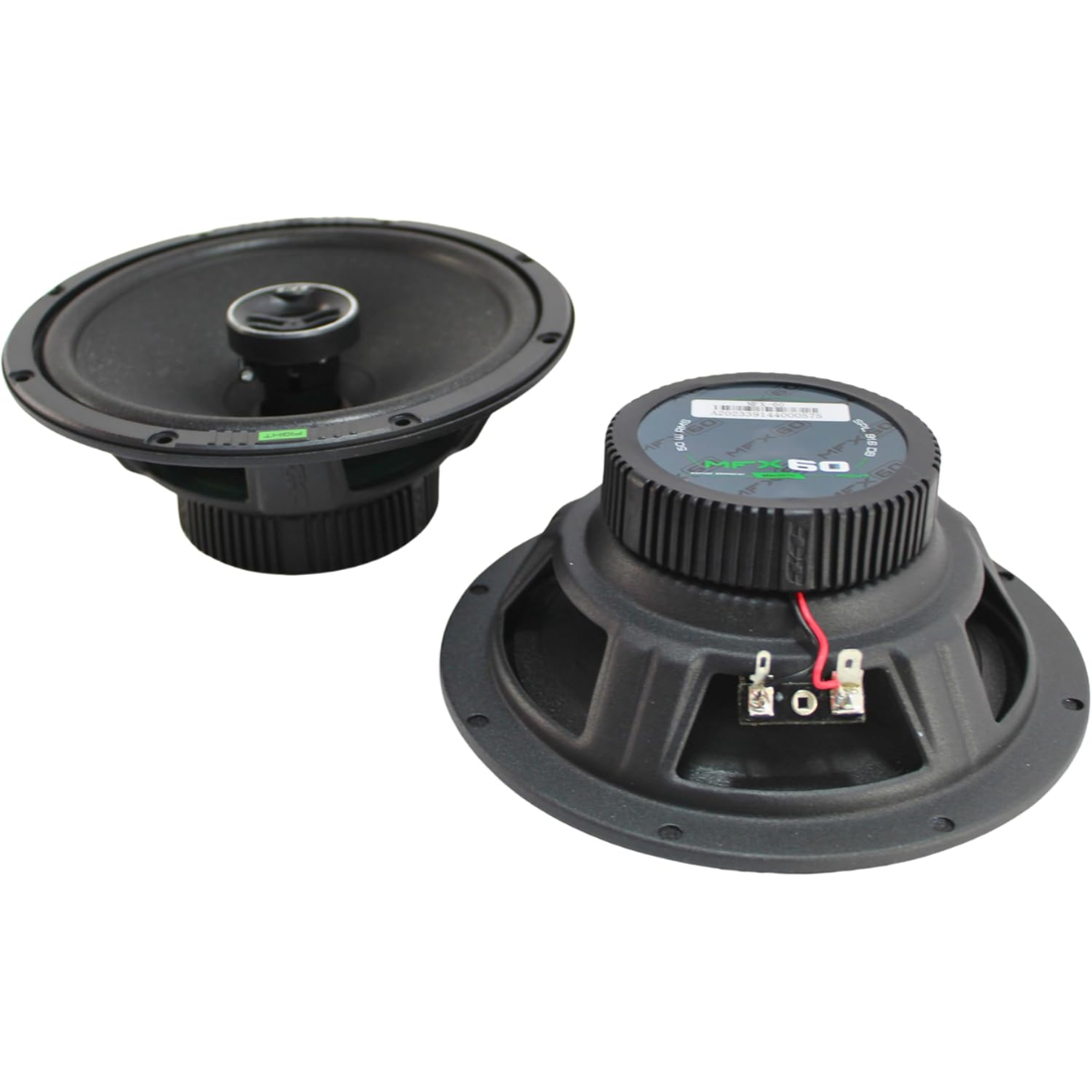 Deaf Bonce MFX-60 Machete 6.5" 100W Max 4-Ohm Car Audio Coaxial Speakers (Pair)