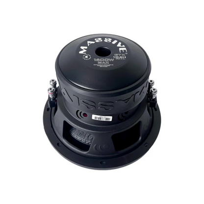 Massive Audio GTX104H 10" 1600W Peak Dual 4-Ohm Voice Coil DVC Car Subwoofer