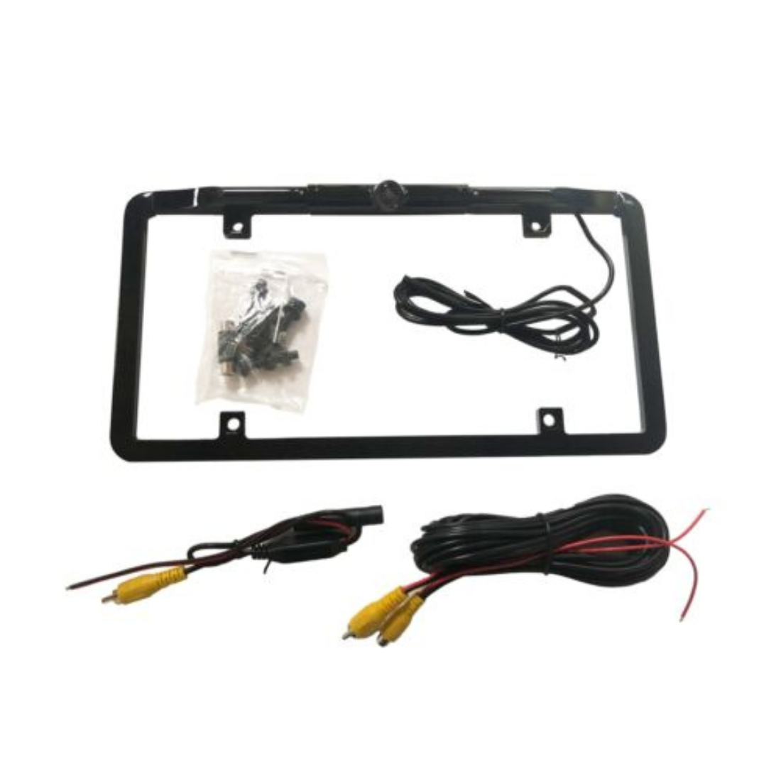 Boyo VTL375HD Ultra Slim License Plate Frame HD Rear-View Back-Up Camera (Black)