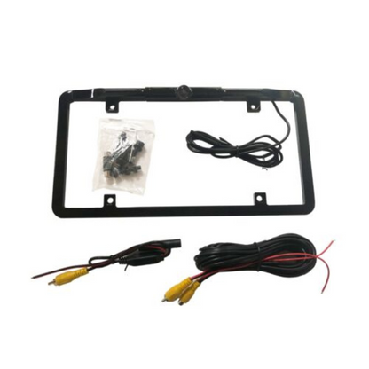Boyo VTL375HD Ultra Slim License Plate Frame HD Rear-View Back-Up Camera (Black)