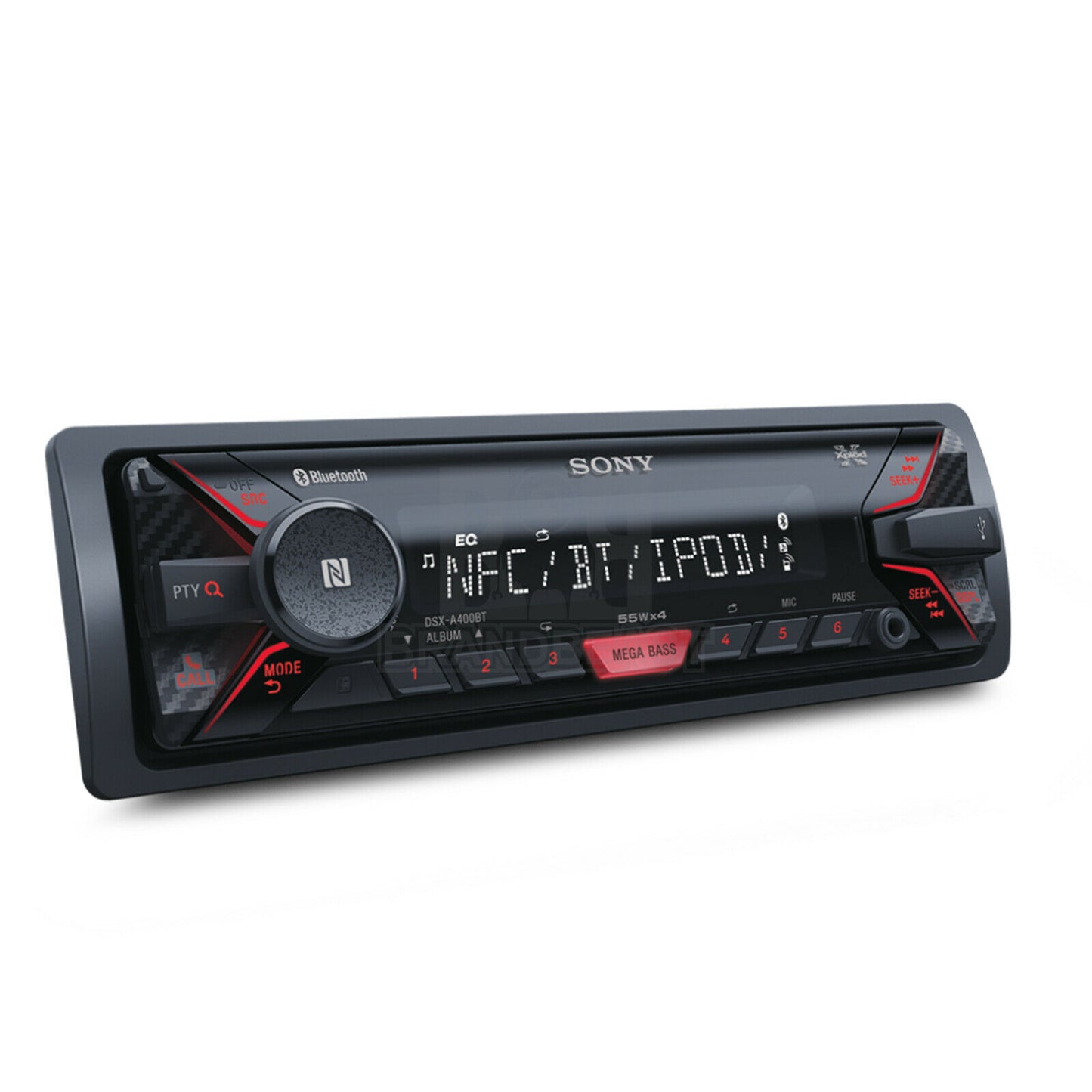 Sony DSX-A410BT 1-DIN Car In-Dash Bluetooth USB/AUX Digital Media Receiver