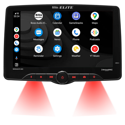 Boss Audio BE9ACP.WX Digital Multimedia Receiver w/ Apple CarPlay & Android Auto