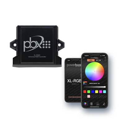 Powebass XL-RGB1 Universal RGB App-Based Controller for iPhone & Android