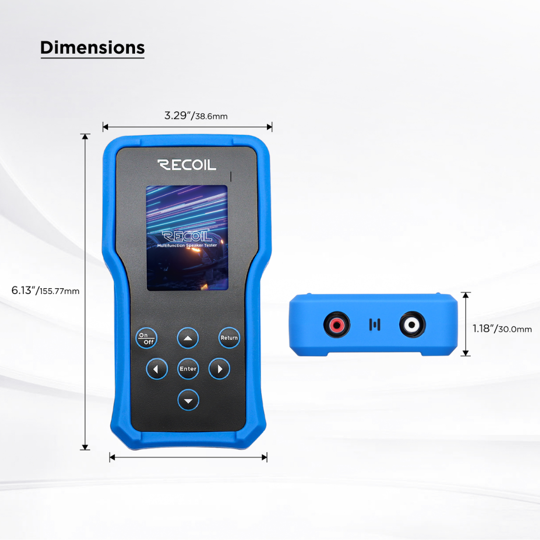 Recoil Audio MST1 Handheld Multifunctional Speaker and Audio System Tester