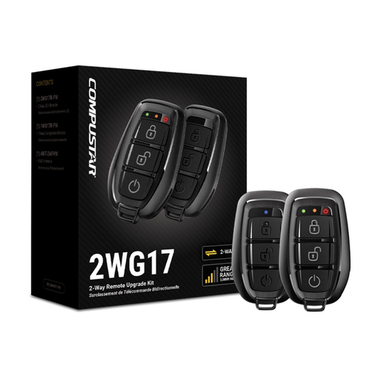 Compustar RF-2WG17-FM 2-Way 3-Button 3000FT. Max Range Remote Upgrade Kit