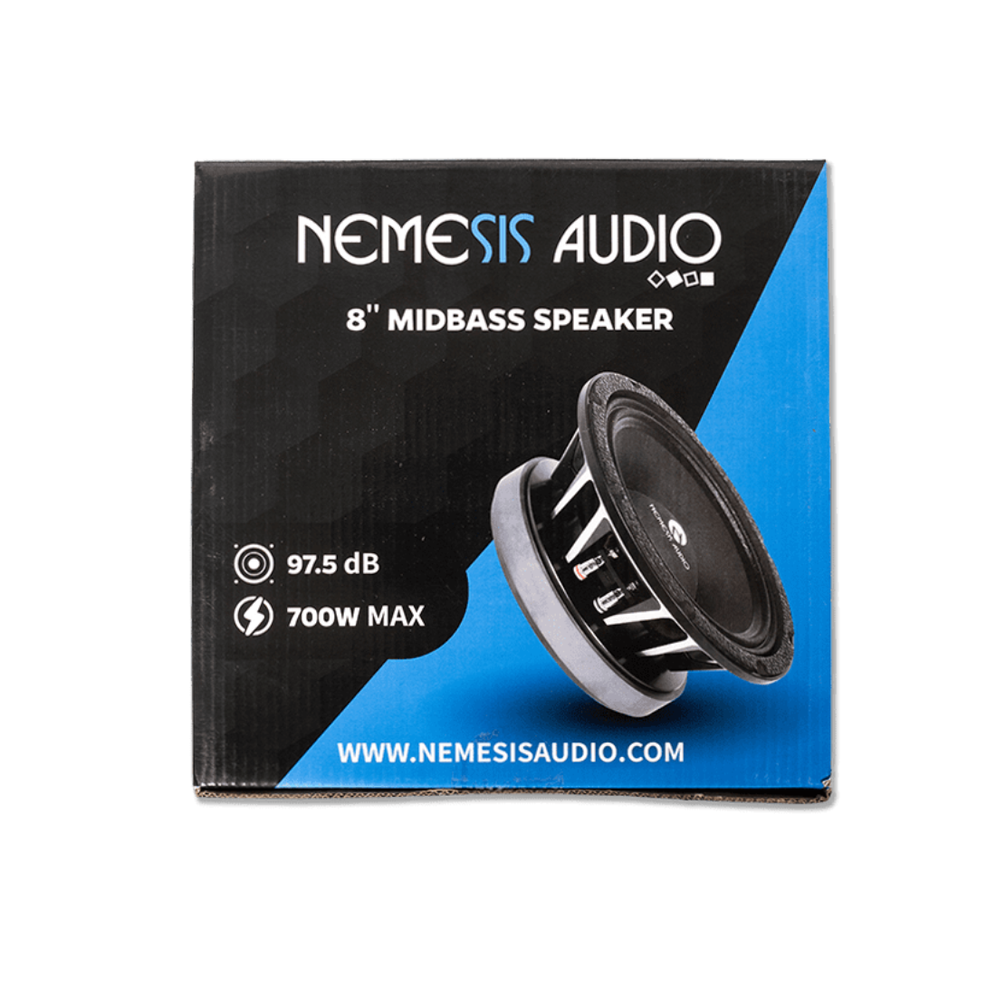 Nemesis Audio NA-8MB 8" 700W Peak 8-Ohm Car Mid-Bass Speaker Driver (Single)