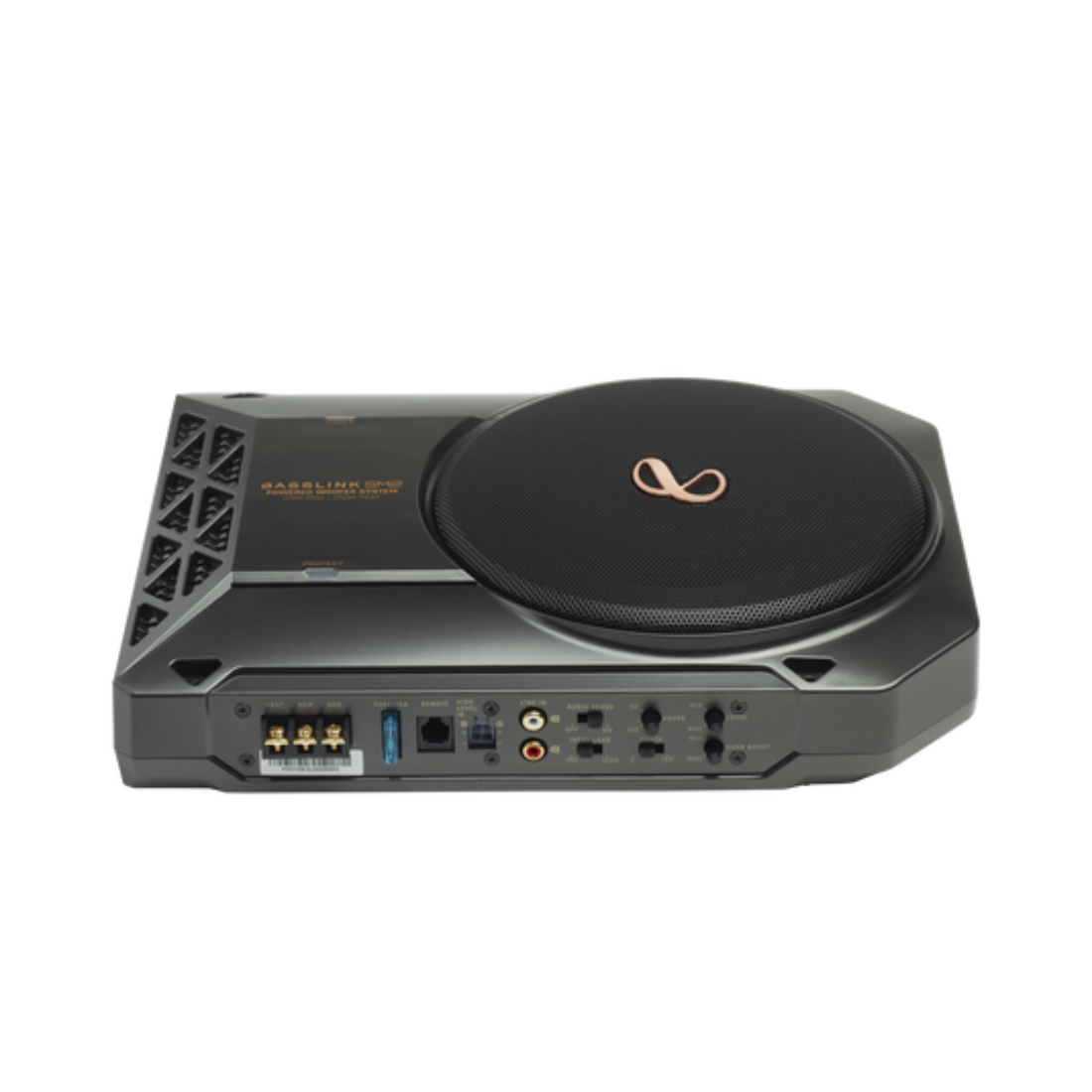 Infinity BASSLINK SM2 8" Shallow-Profile Powered Underseat Subwoofer w/ 125W Amp