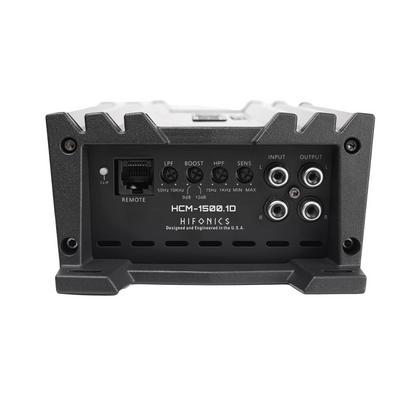 Hifonics HCM-1500.1D Monoblock 1500W Max Super D-Class Ultra-Compact Amplifier